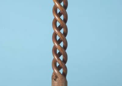 3 start open twist in sapele wood